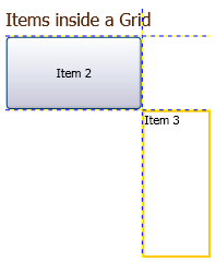 Items inside a Grid