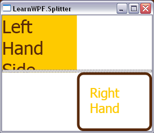 Resizing Rows with a GridSplitter in WPF